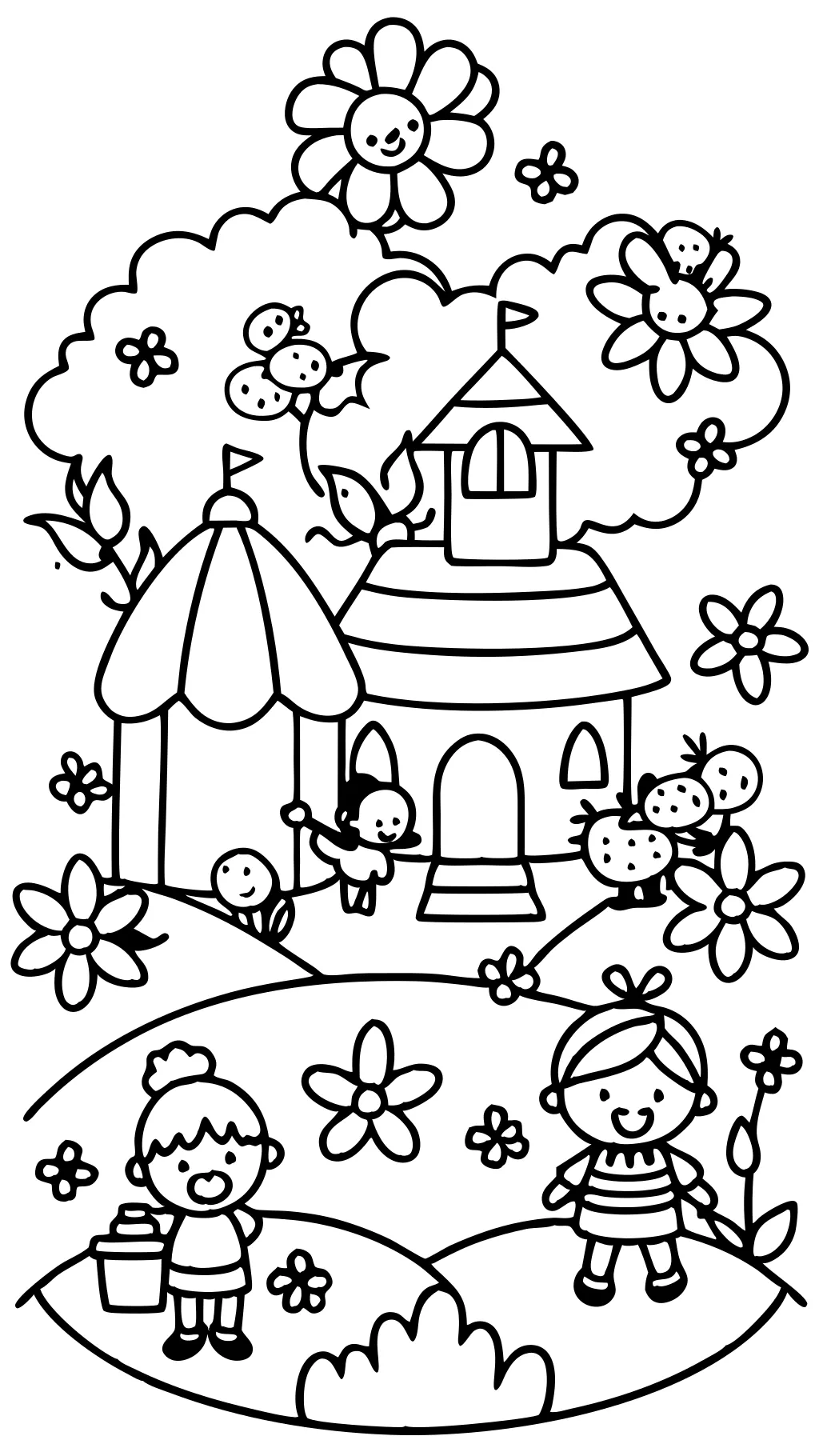 little people coloring pages